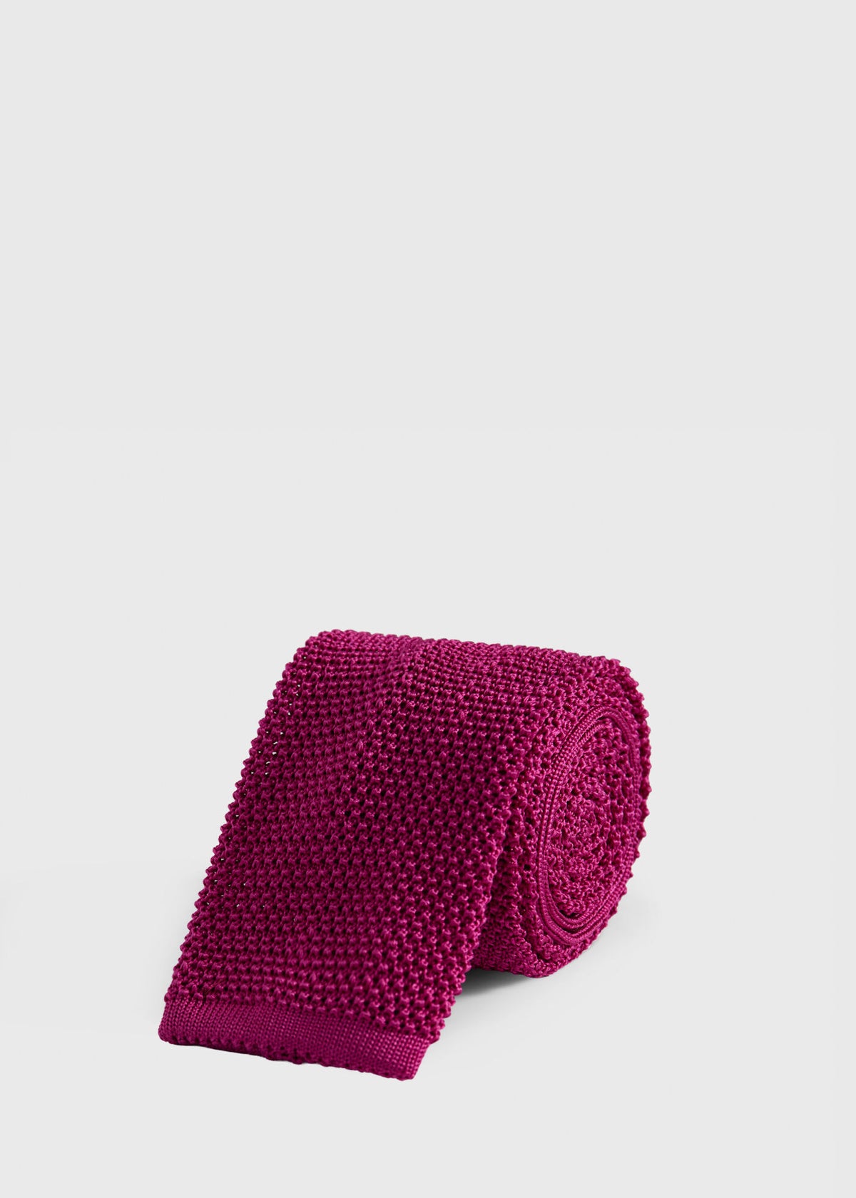 Silk Knit Tie Powder Blue - Paul Stuart