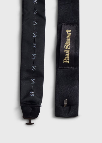 Satin Bow Tie Black - Paul Stuart