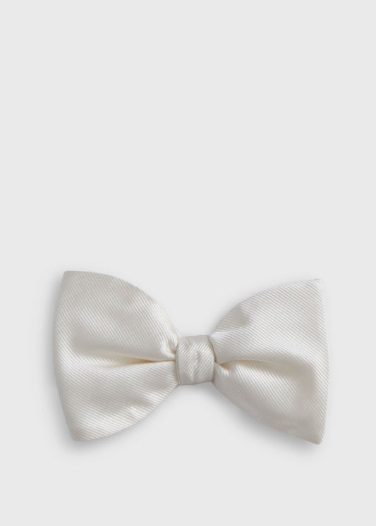 Woven Silk Grosgrain Bow Tie Black, unselectable - Paul Stuart