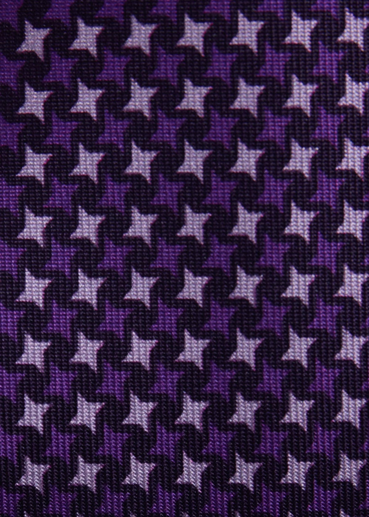Silk Micro Star Tie Navy - Paul Stuart