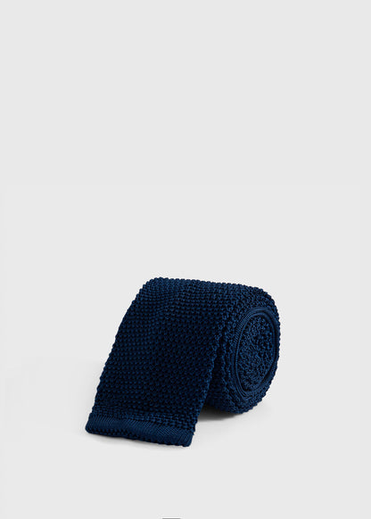 Silk Knit Tie Powder Blue - Paul Stuart
