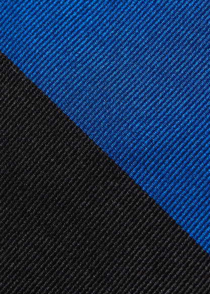 Woven Silk Block Stripe Tie Grey, unselectable - Paul Stuart