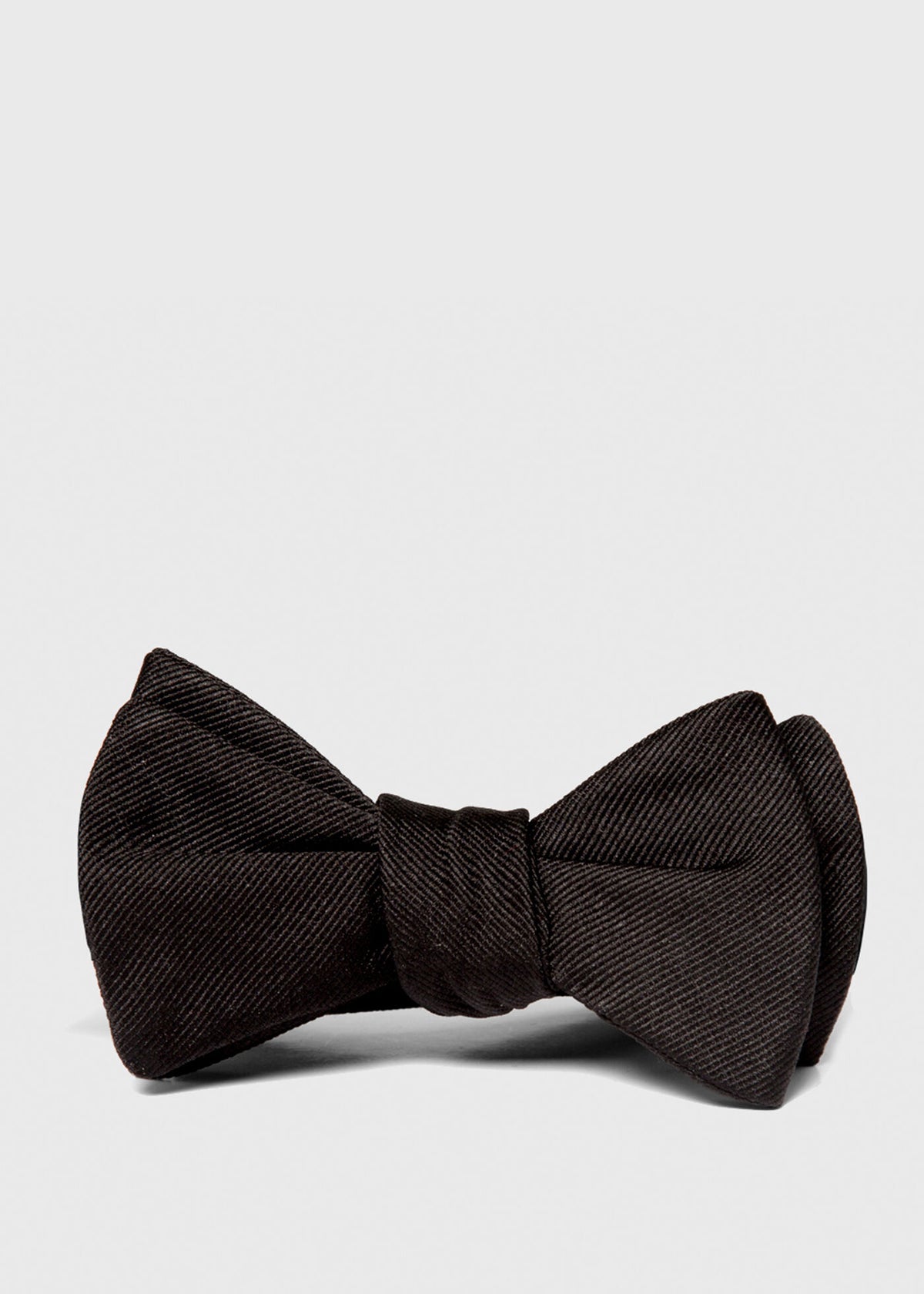 Grosgrain Formal Bow Tie Black - Paul Stuart