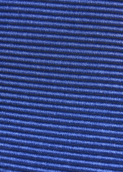 Solid Mogador Silk & Cotton Tie Black - Paul Stuart