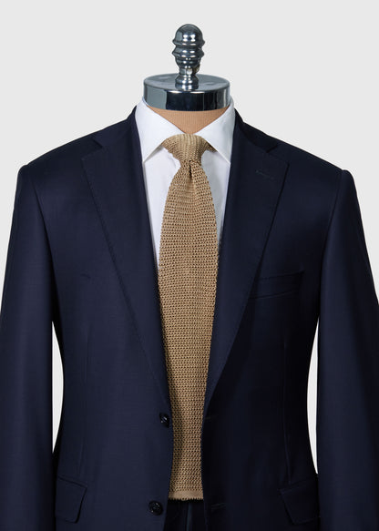 Silk Knit Tie Powder Blue - Paul Stuart
