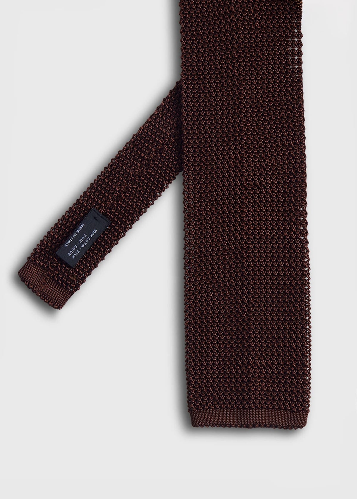 Silk Knit Tie Powder Blue - Paul Stuart