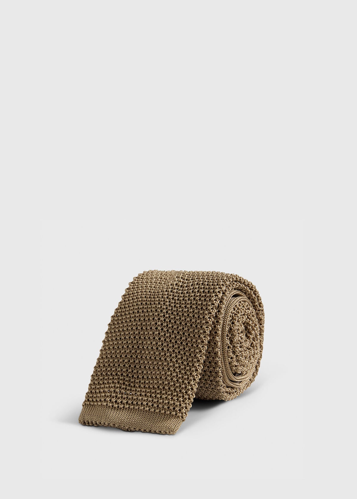Silk Knit Tie Powder Blue - Paul Stuart
