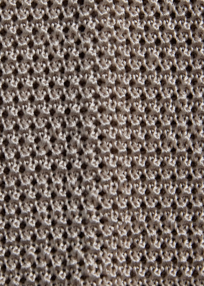 Silk Knit Tie Powder Blue - Paul Stuart