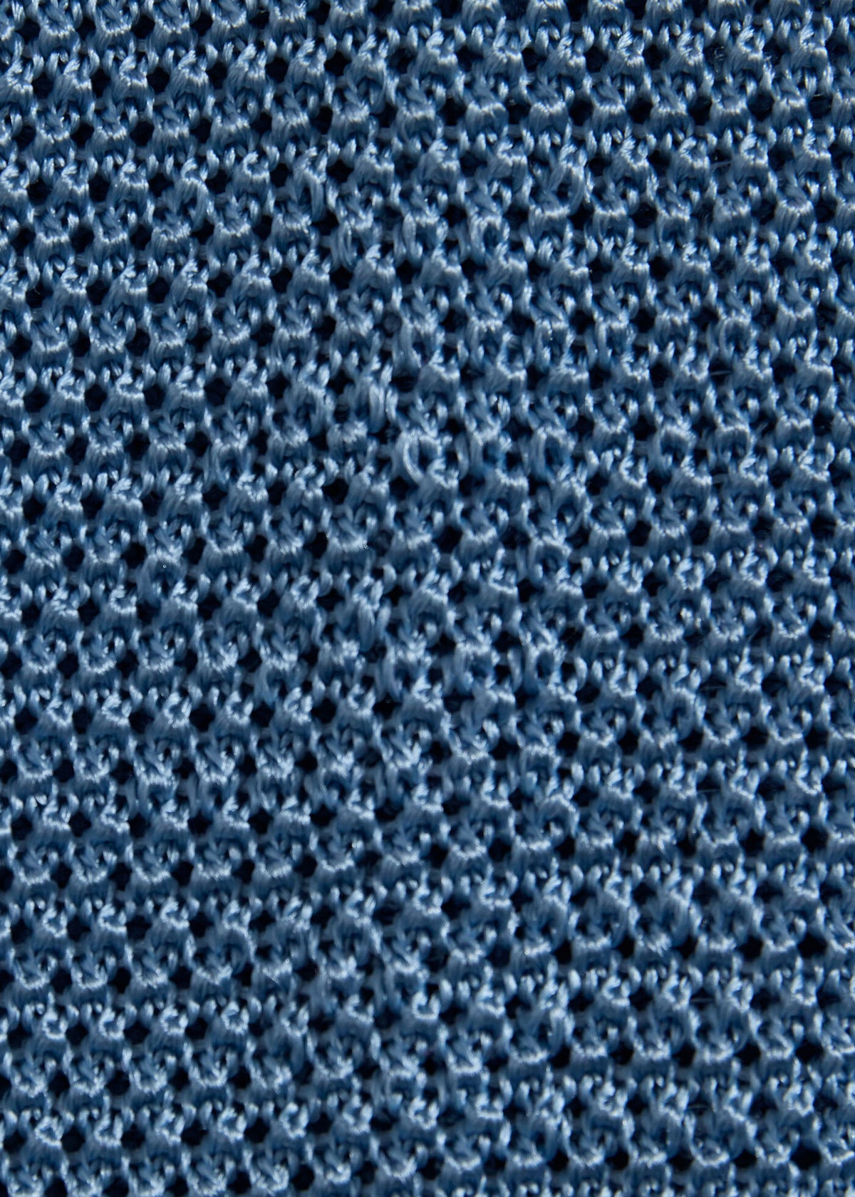 Silk Knit Tie Powder Blue - Paul Stuart