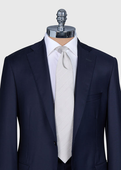 Moire Silk Tie Black, unselectable - Paul Stuart