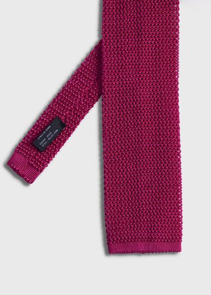 Silk Knit Tie Powder Blue - Paul Stuart