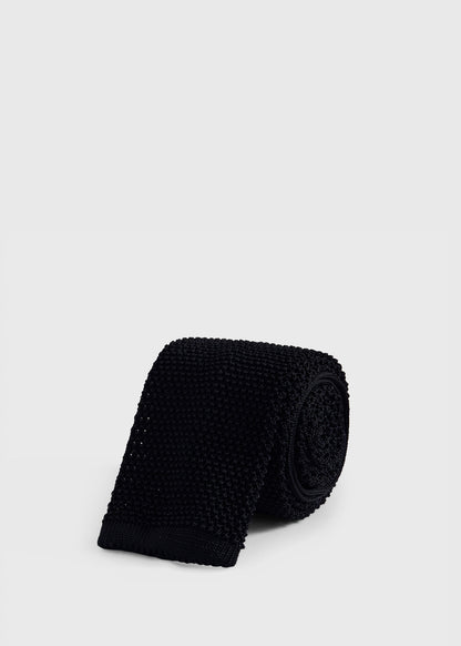 Silk Knit Tie Powder Blue - Paul Stuart