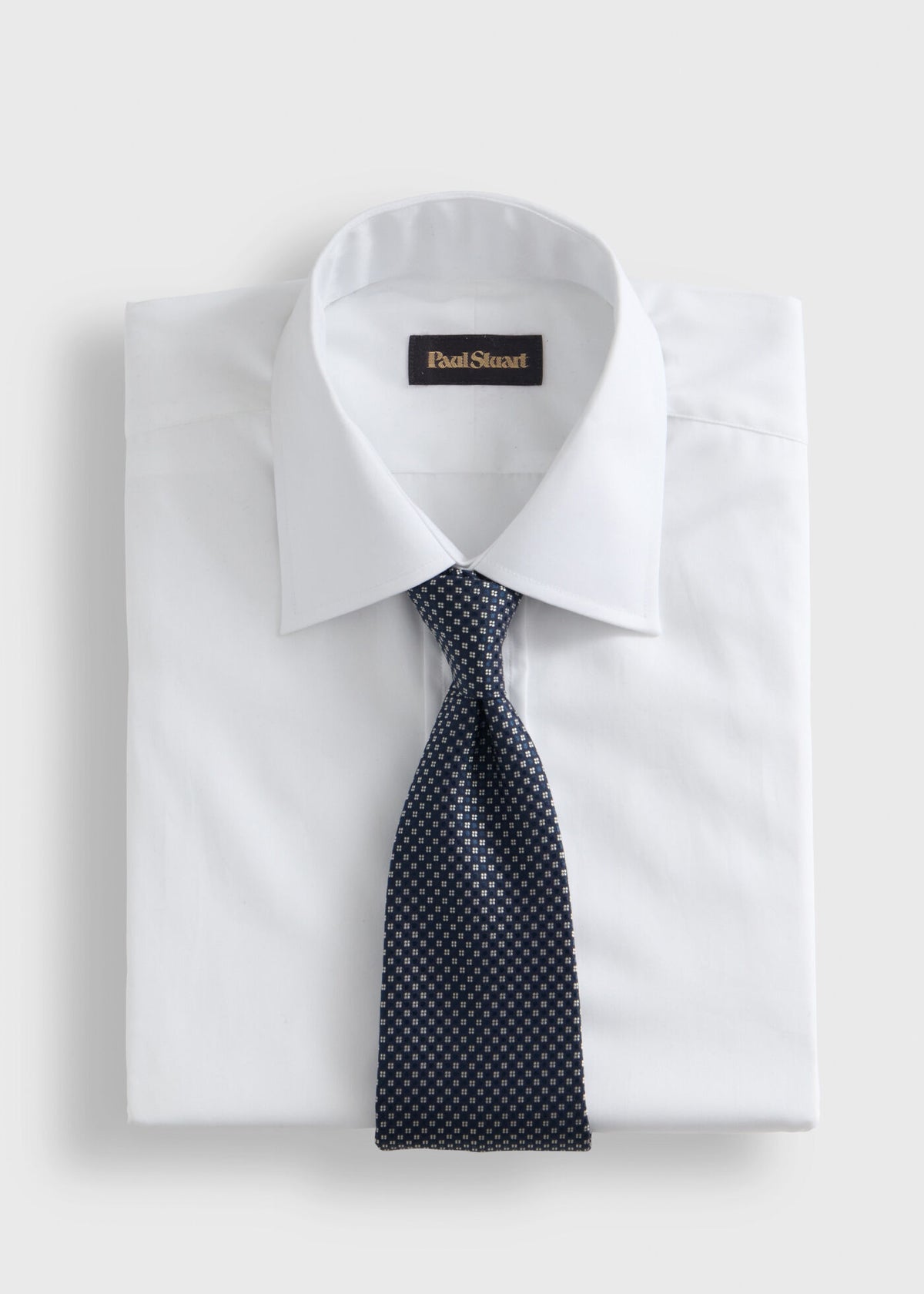 Woven Silk Micro Jacquard Tie Green - Paul Stuart