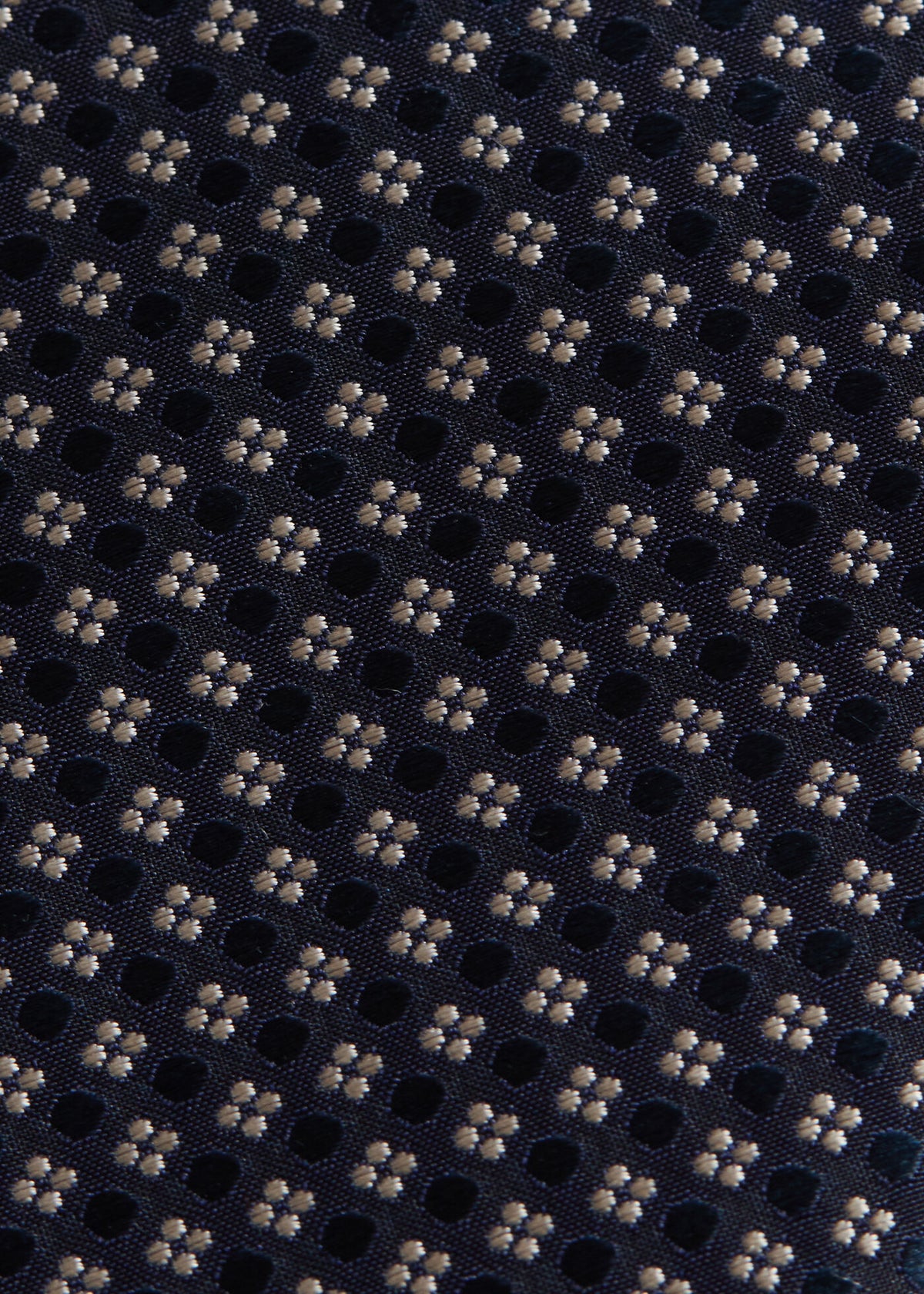 Woven Silk Micro Jacquard Tie Green - Paul Stuart