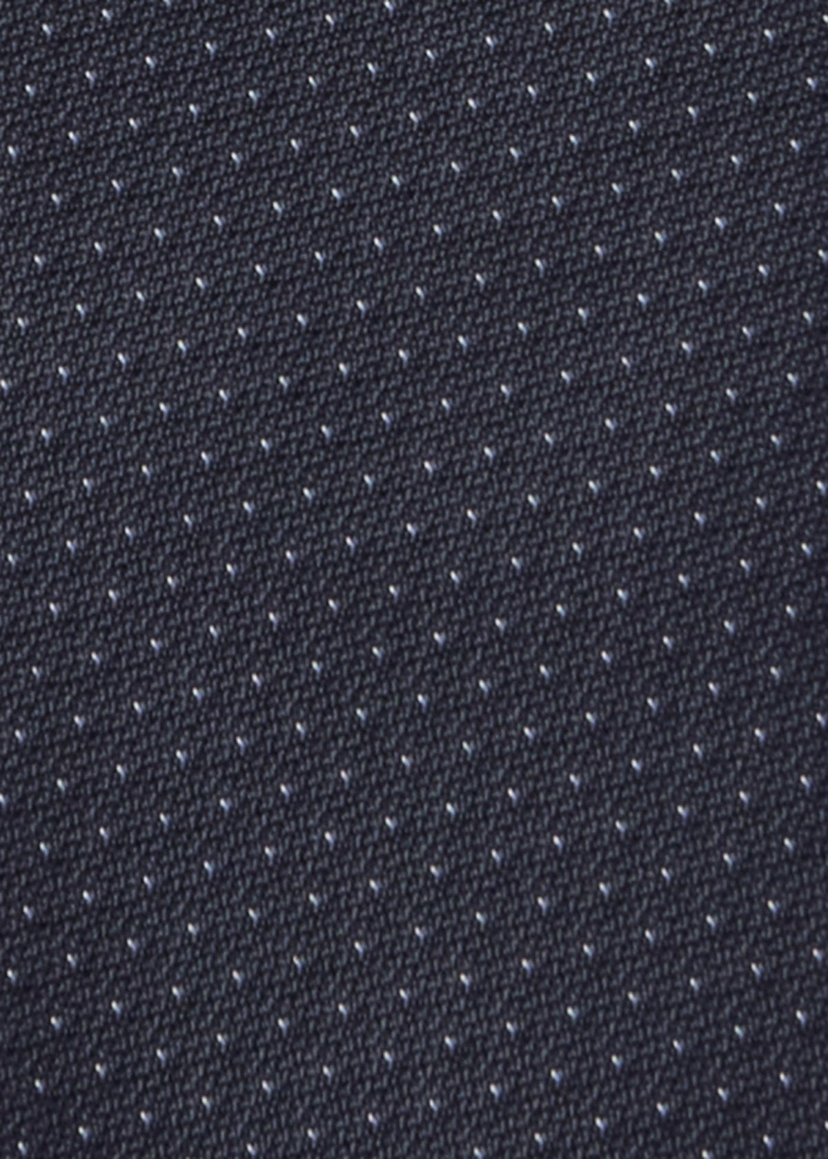 Woven Silk Micro Pattern Tie Black - Paul Stuart