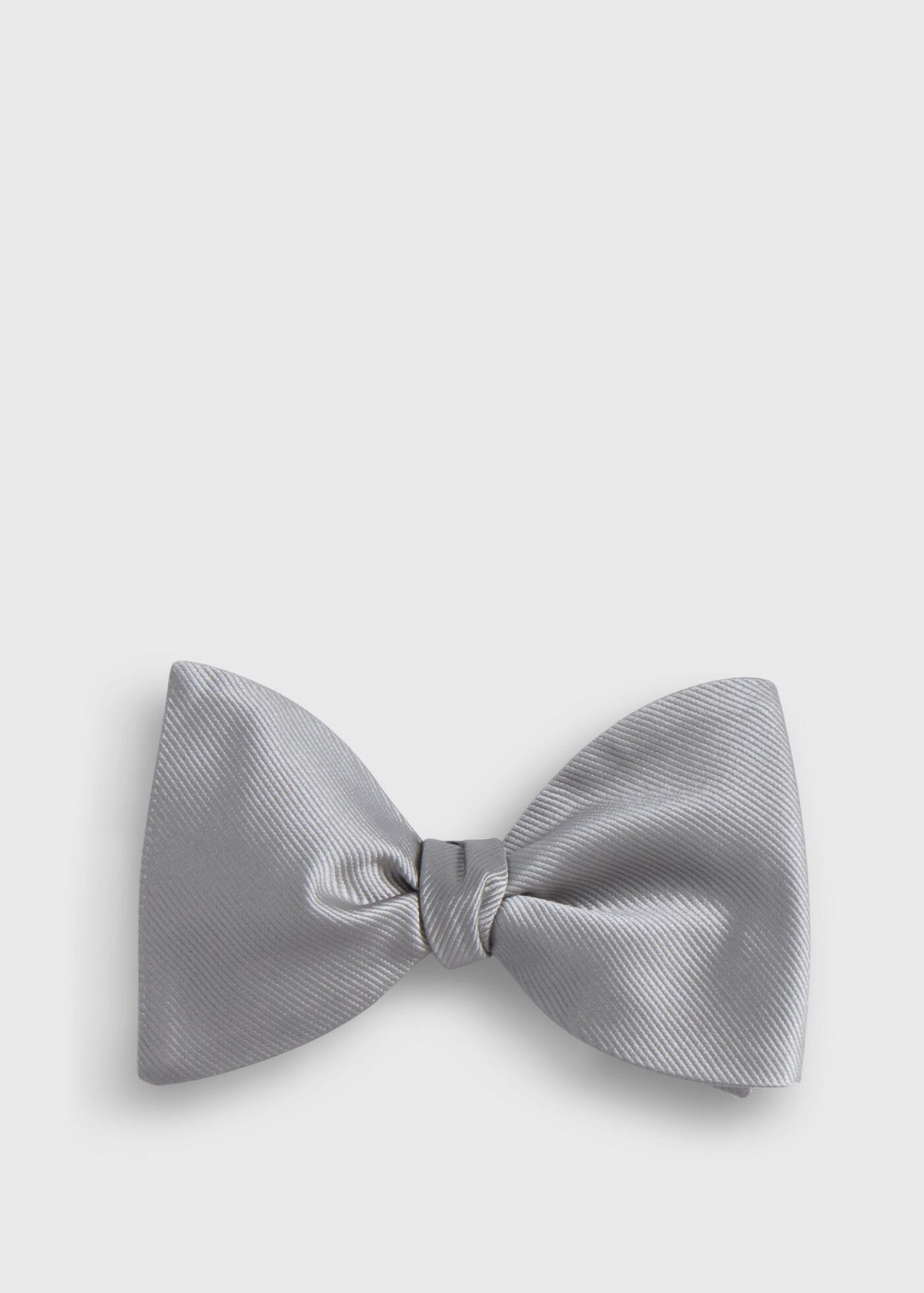 Woven Silk Grosgrain Bow Tie Black, unselectable - Paul Stuart