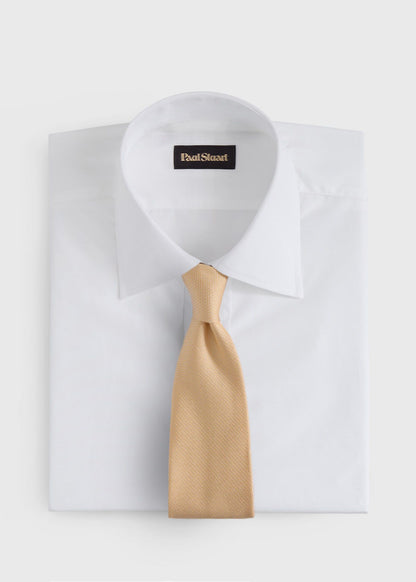 Solid Textured Woven Tie Magenta - Paul Stuart