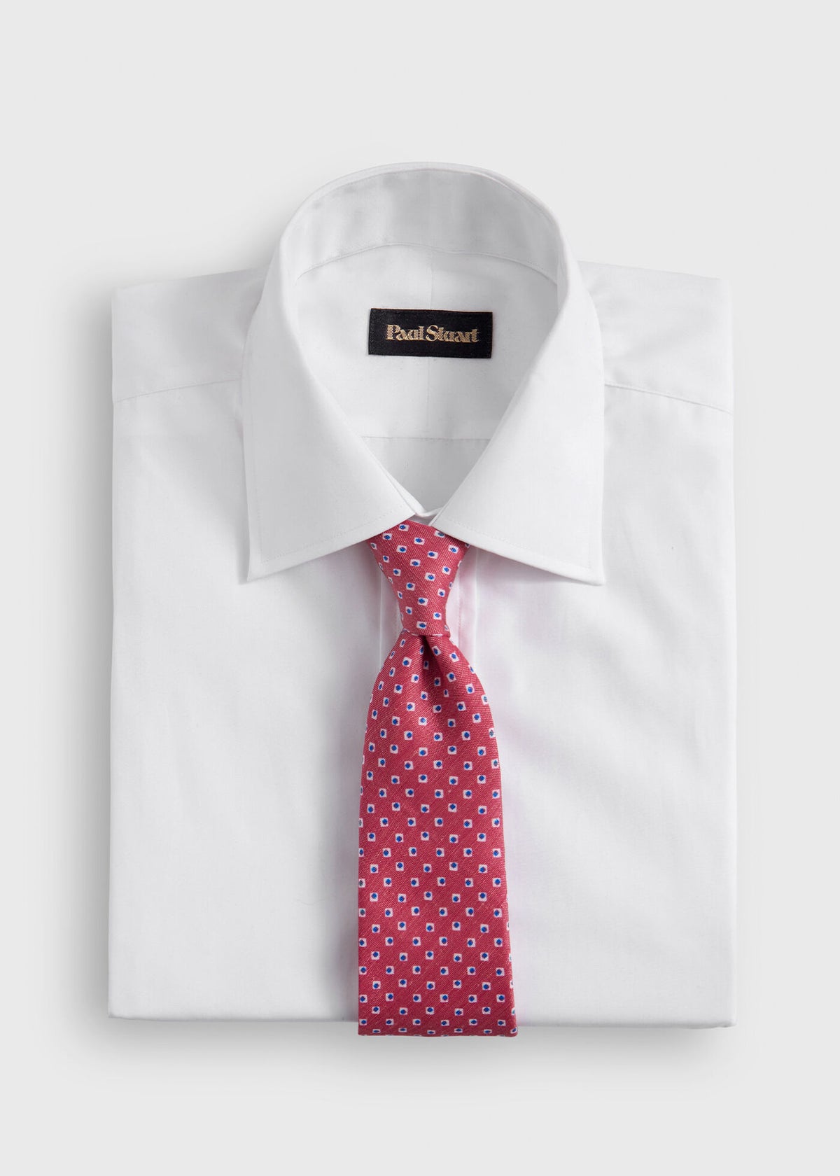 Silk Diamond Medallion Print Tie Green - Paul Stuart