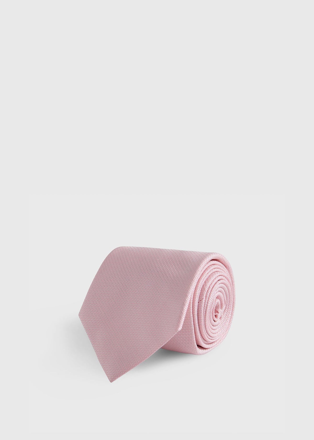Solid Textured Woven Tie Magenta - Paul Stuart
