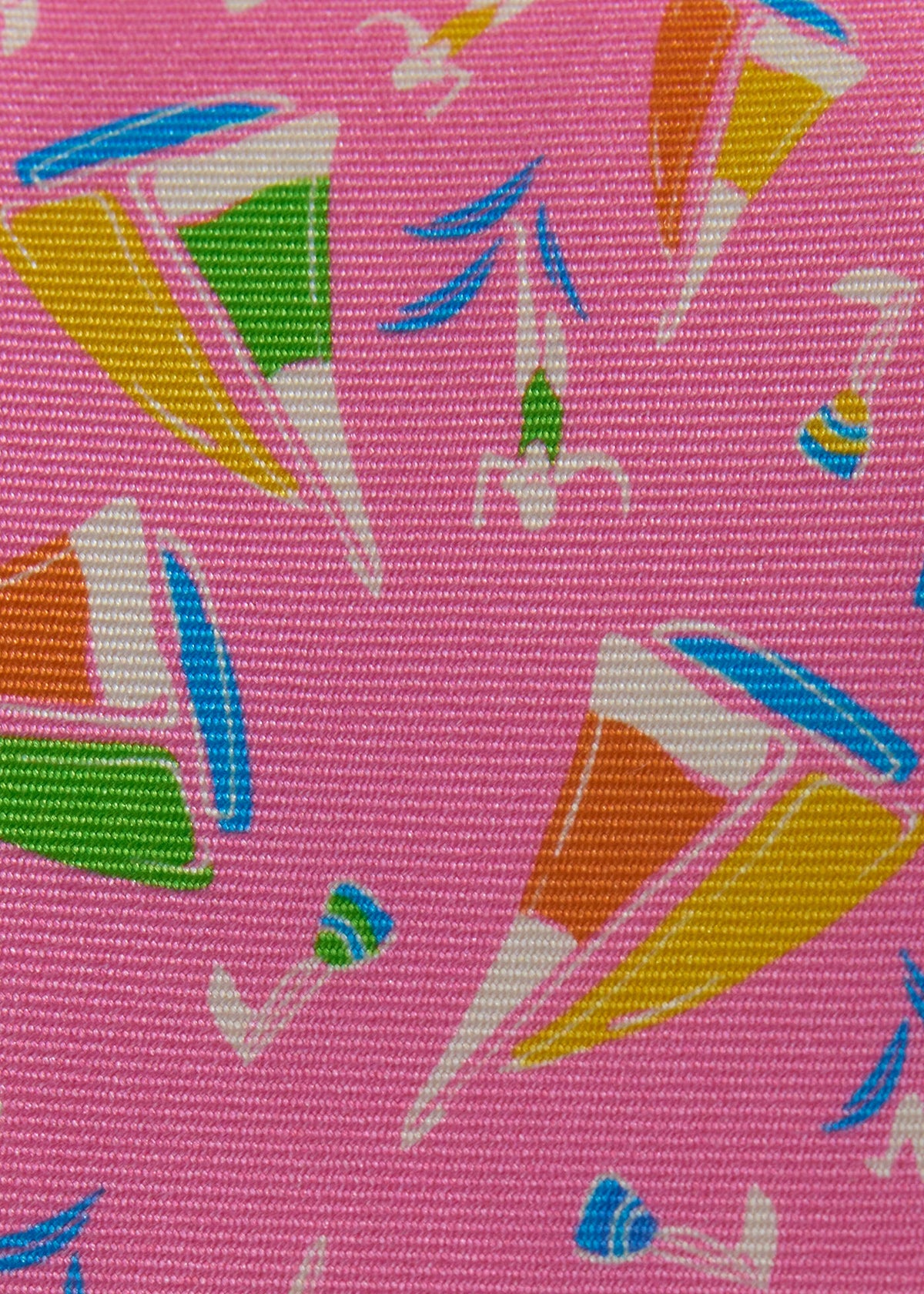 Silk Sailboat Print Tie Navy, unselectable - Paul Stuart