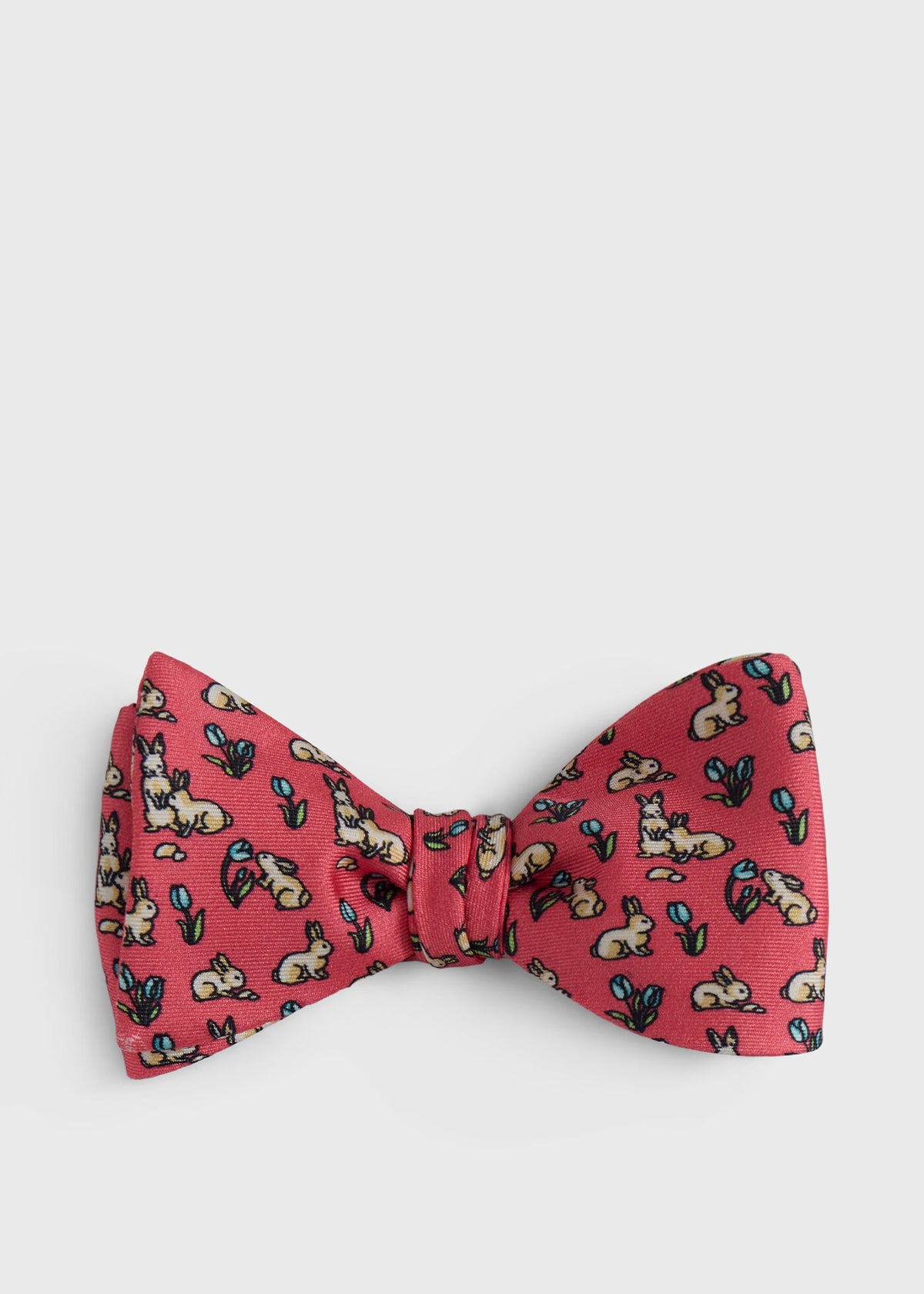 Silk Printed Bow Tie Purple - Paul Stuart