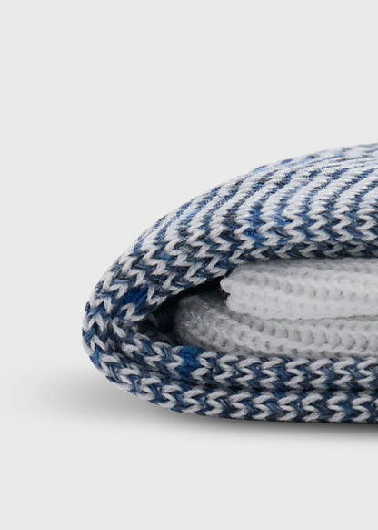 Cotton & Linen Summer Sock Blue - Paul Stuart