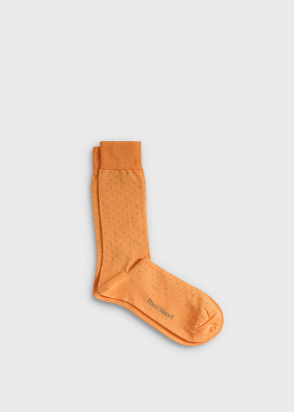 Micro Dot Sock Beige - Paul Stuart