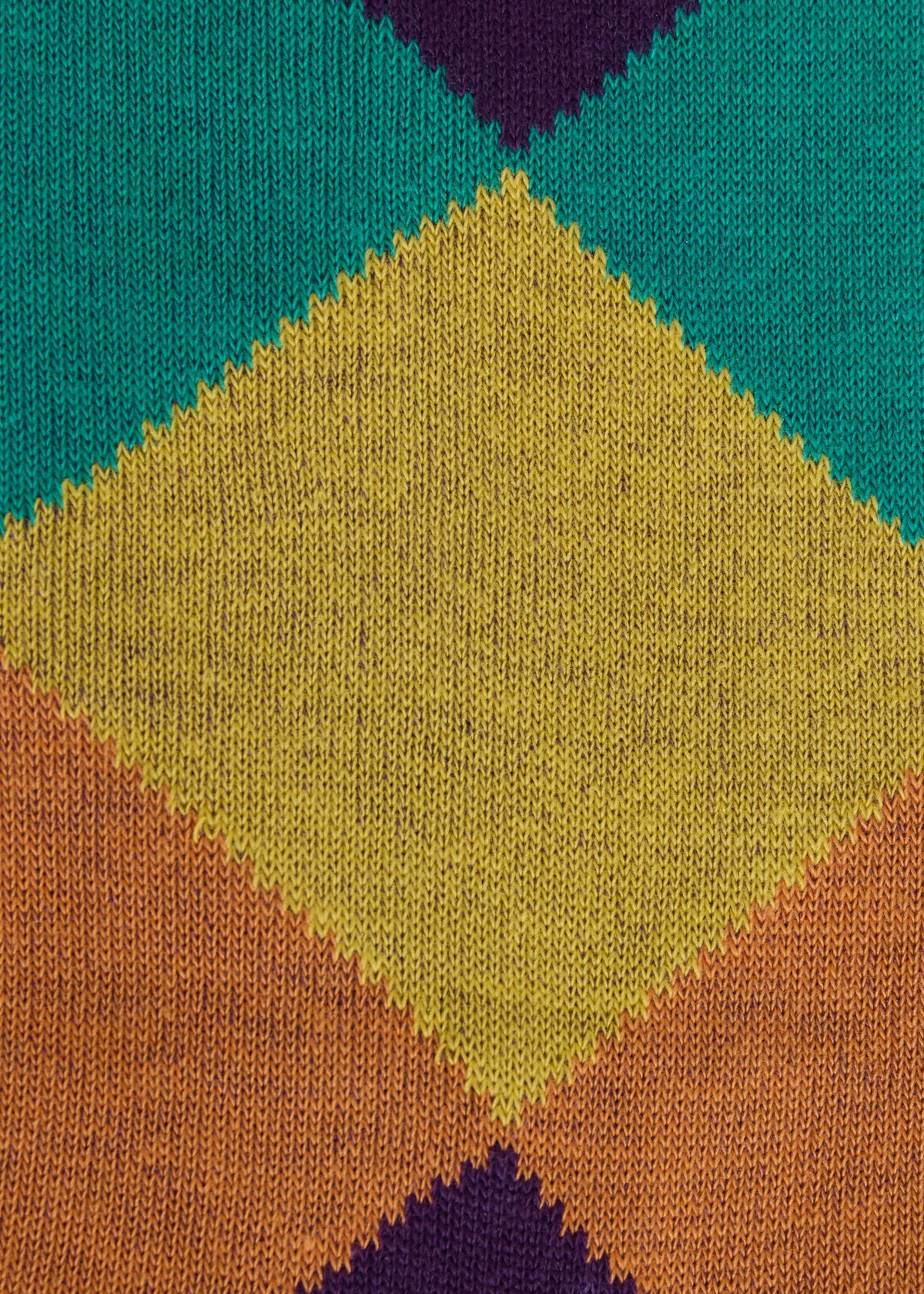 Argyle Crew Sock Green - Paul Stuart