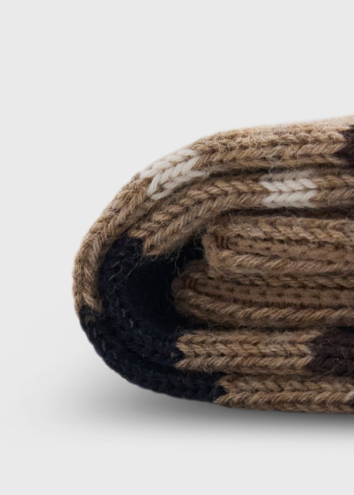 Horizontal Stripe Sock Brown - Paul Stuart