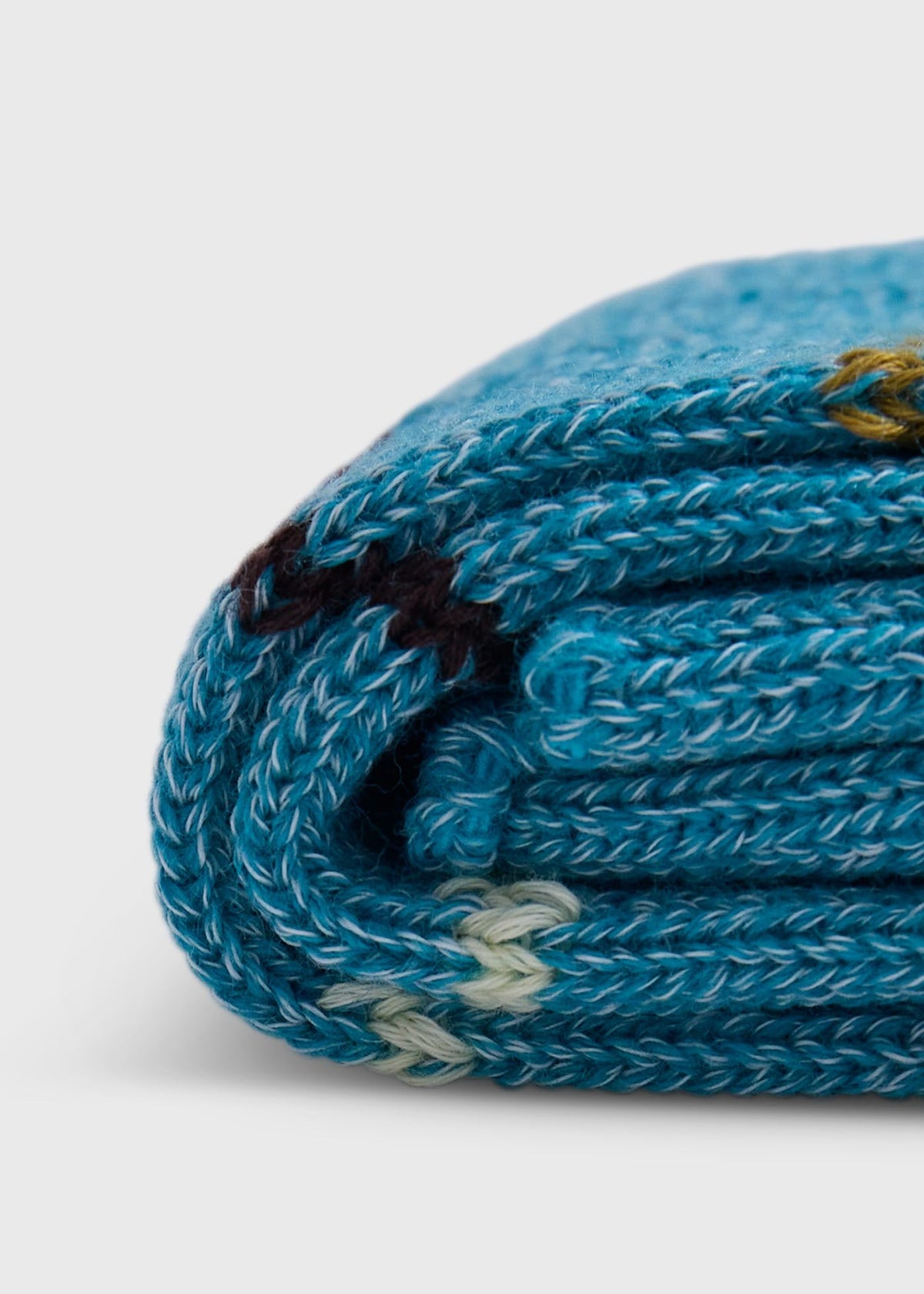 Colorful Striped Summer Sock Blue - Paul Stuart