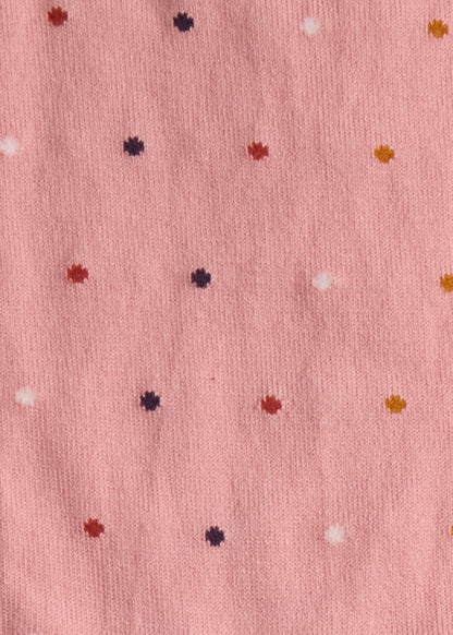 Micro Poka-Dot Crew Sock Grey - Paul Stuart