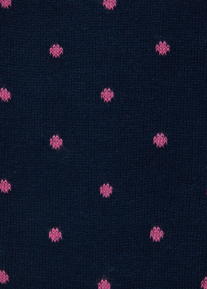 Polka Dot Crew Sock Mint - Paul Stuart