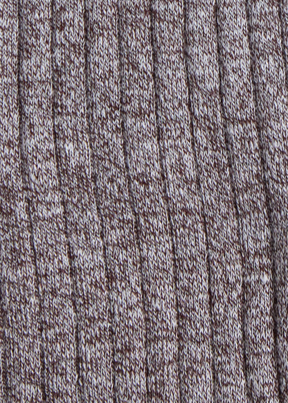 Mélange Vertical Stripe Sock Blue - Paul Stuart
