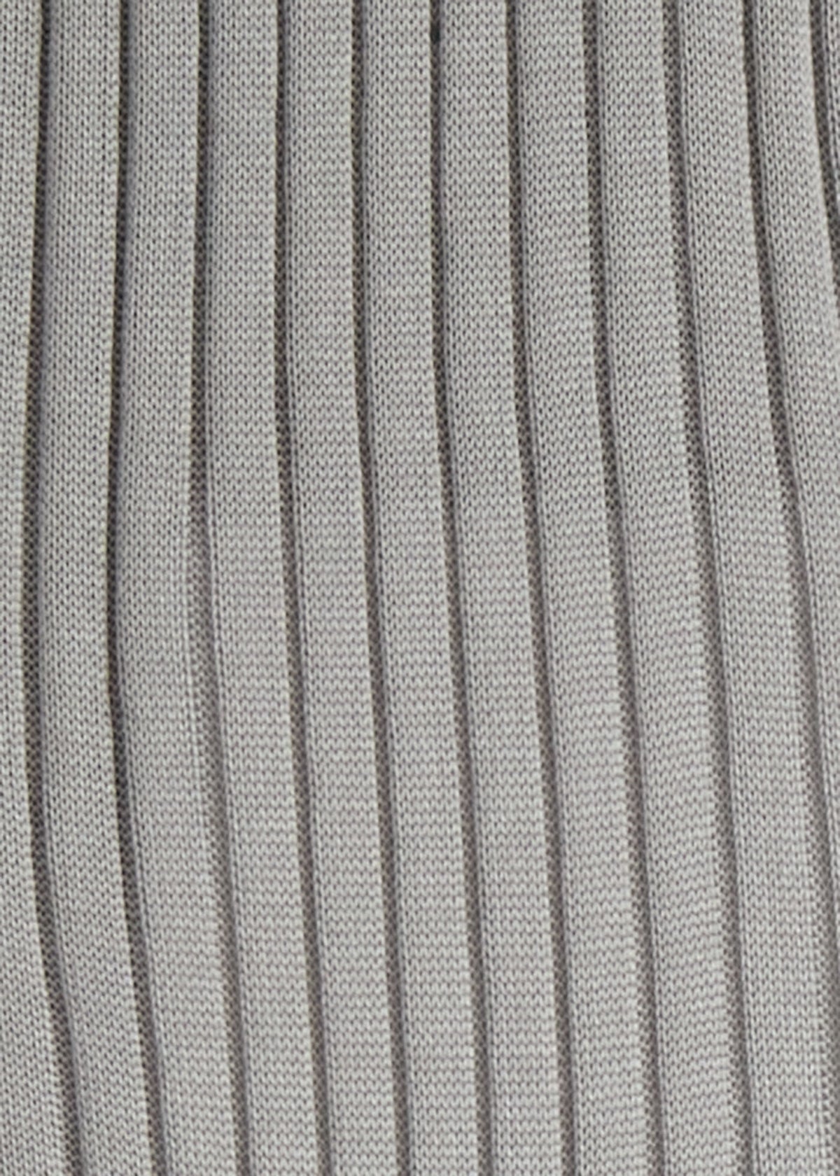 Two-Tone Ribbed Crew Sock Light Grey - Paul Stuart