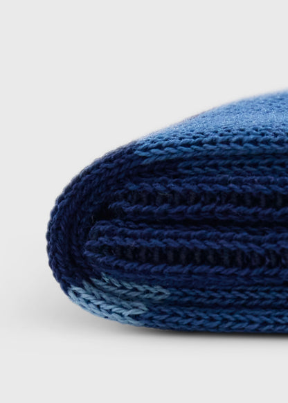 Horizontal Stripe Sock Blue - Paul Stuart