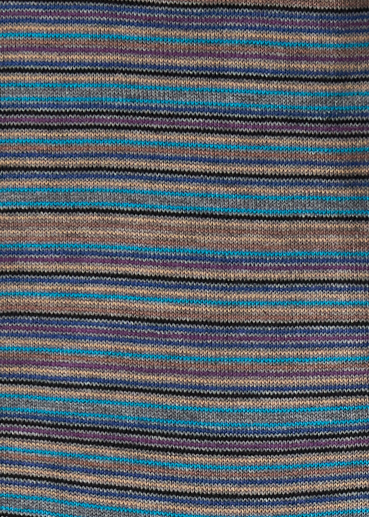 Multicolor Stripe Sock Blue - Paul Stuart