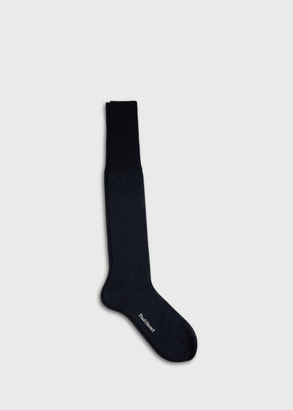 Cotton Dot Sock Grey - Paul Stuart