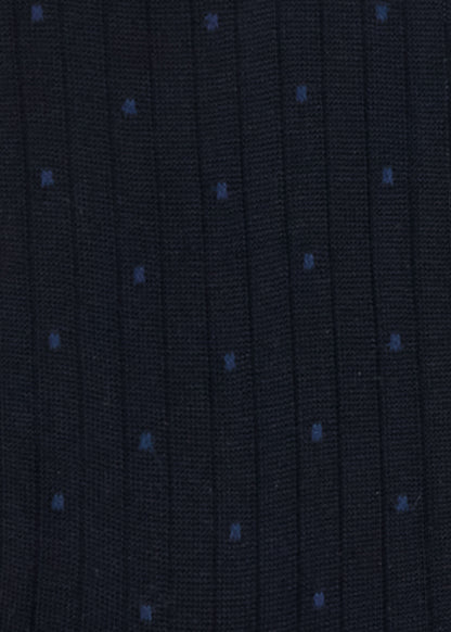 Cotton Dot Sock Grey - Paul Stuart