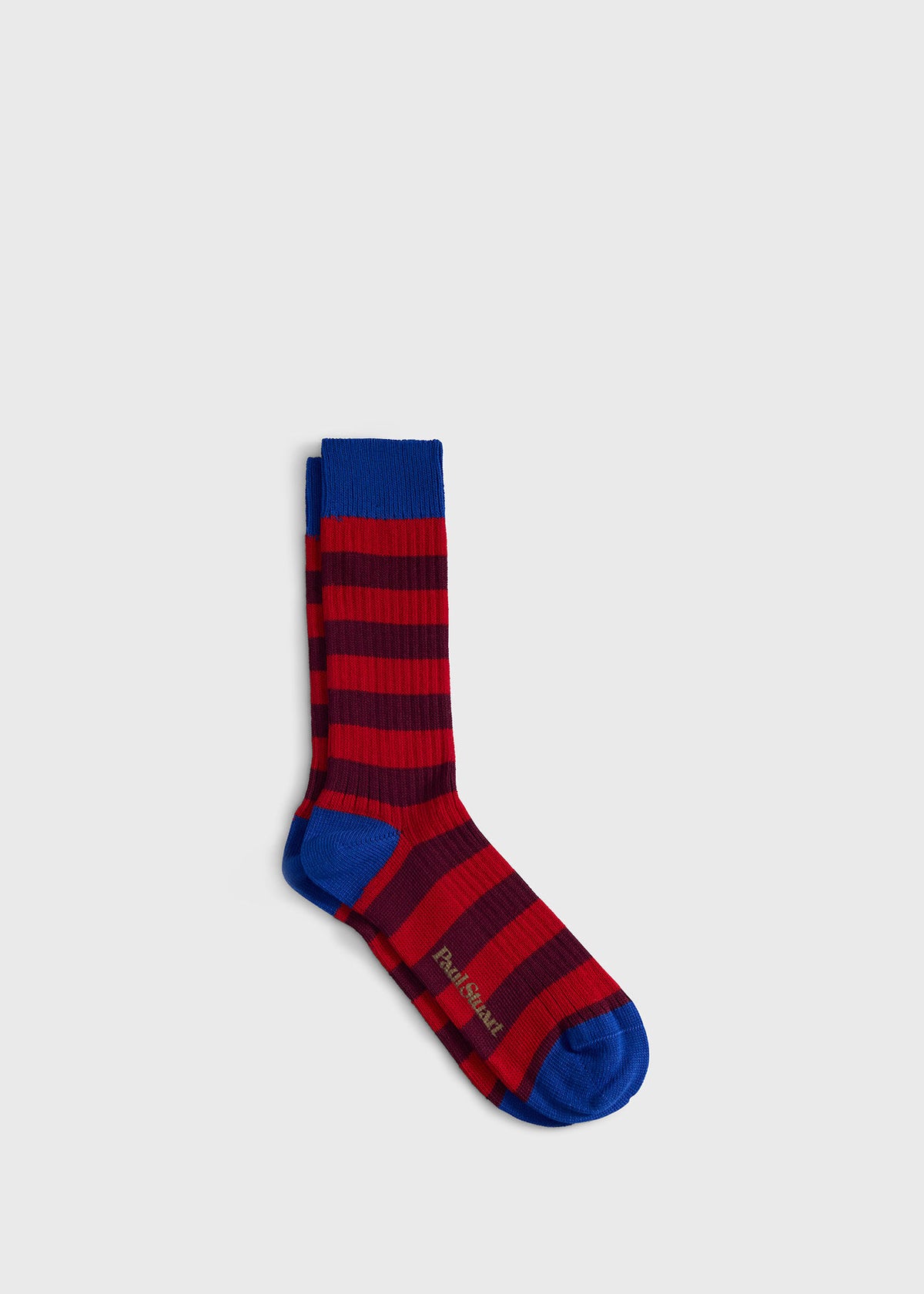 Rugby Stripe Sock Green - Paul Stuart