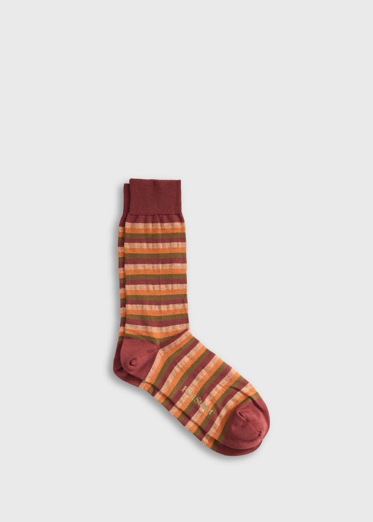 Colorful Stripe Sock Black - Paul Stuart