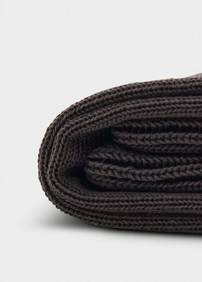 Micro-Dot Crew Sock Black - Paul Stuart