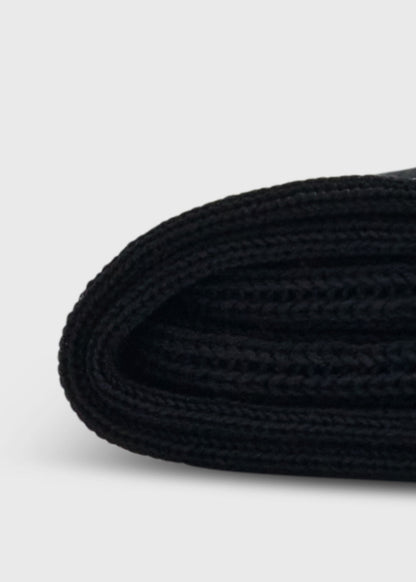 Deco Crew Sock Black - Paul Stuart