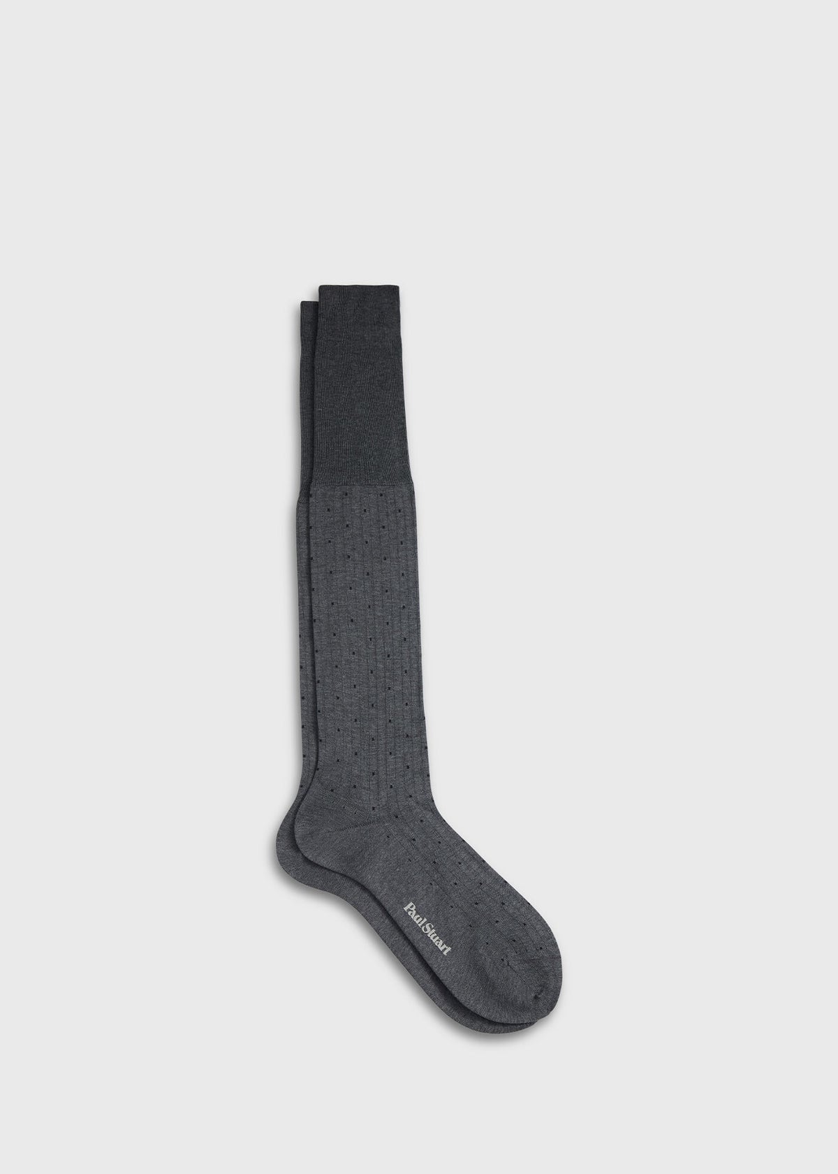 Cotton Dot Sock Grey - Paul Stuart