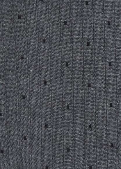 Cotton Dot Sock Grey - Paul Stuart