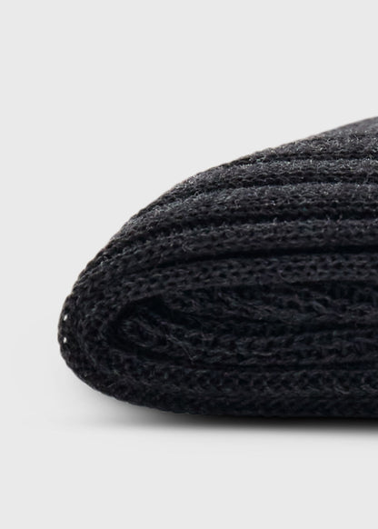 Two-Tone Ribbed Sock Navy/Brown - Paul Stuart