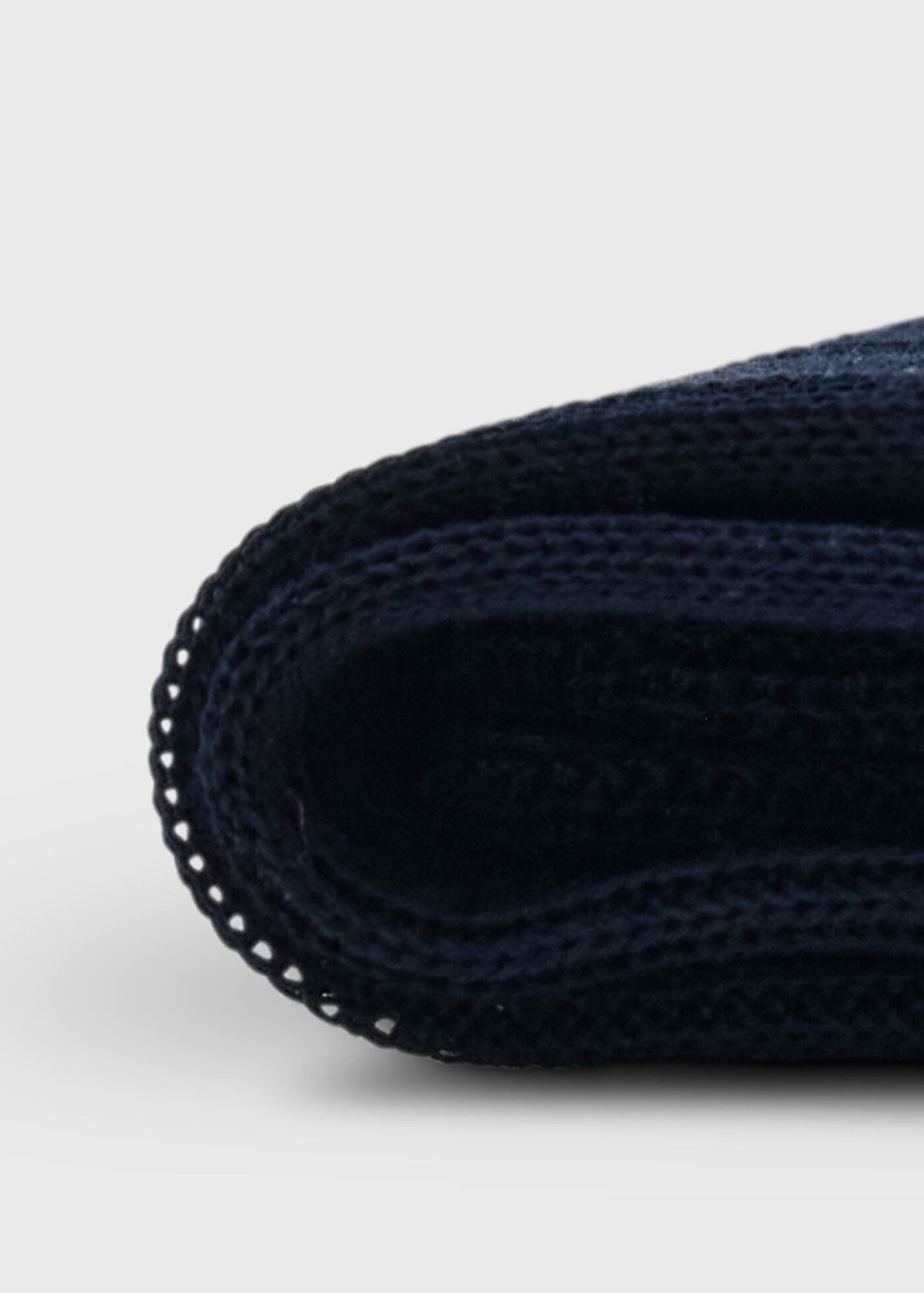 Two-Tone Ribbed Sock Navy/Brown - Paul Stuart
