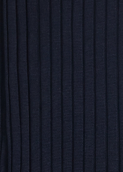 Two-Tone Ribbed Sock Navy/Brown - Paul Stuart
