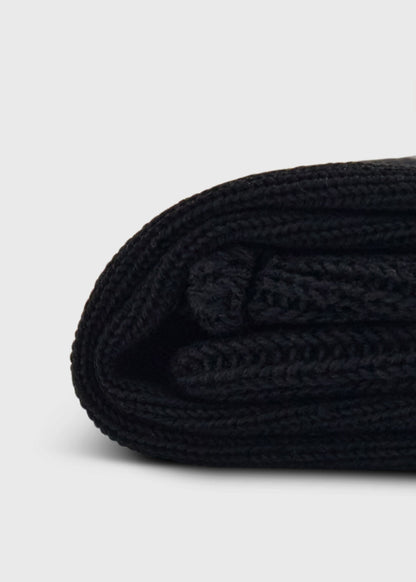 Micro-Dot Crew Sock Black - Paul Stuart