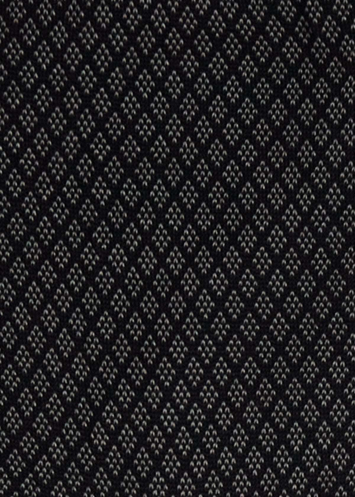 Micro Diamond Pattern Sock Black - Paul Stuart