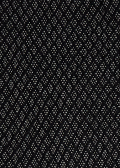 Micro Diamond Pattern Sock Black - Paul Stuart
